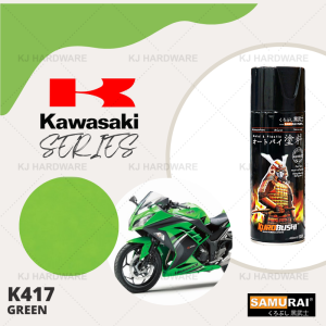 "SAMURAI"  #K417  SPRAY PAINT KAWASAKI SERIES  400ml"黑武士" 喷漆 - GREEN