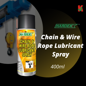 "HARDEX"  LUBRICANT SPRAY CHAIN & WIRE ROPE  HD-500 防锈润滑喷剂 400ml