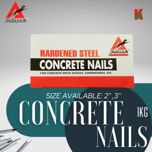 "JAGUAR"  NAIL CONCRETE HD. STEEL  2"粗钢钉
