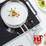 "RONG FENG"  LONG HANDLE SAUCE MILK PAN S/STEEL  18.0 cm白钢长柄锅