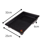 "POWER"  PAINT ROLLER TRAY PVC  9.5 X 13'' 胶油漆盘