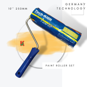 "TECH KLON"  PAINT ROLLER SET  10'' T6010罗拉全套 （青色）