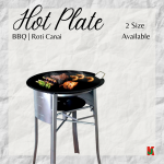 BBQ BURGER HOT PLATE STEEL ROUND  12" 圆铁烤汉堡包平鼎