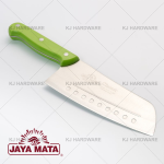 "JAYAMATA"  JM-43  KNIFE CHOPPING PVC HANDLE  7" 胶柄白钢菜刀