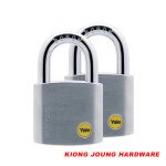 "YALE"  PADLOCK CHROME  Y120-50KA2 2PCS/Set